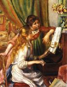 Auguste renoir Young Girls at the Piano oil painting reproduction